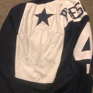 Men's Navy and White Jersey